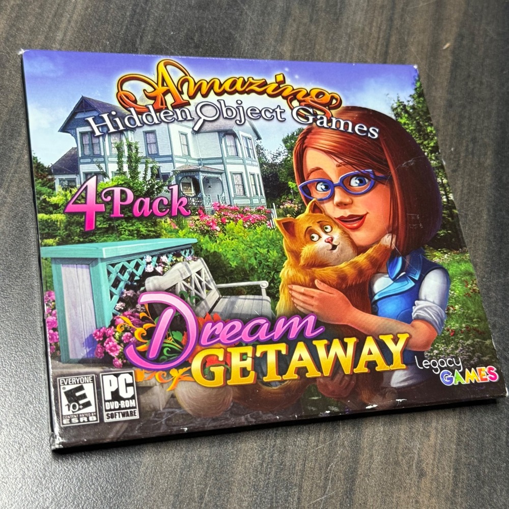 Amazing Hidden Object Games 4 Pack Dream Getaway PC DVD-ROM Legacy Games